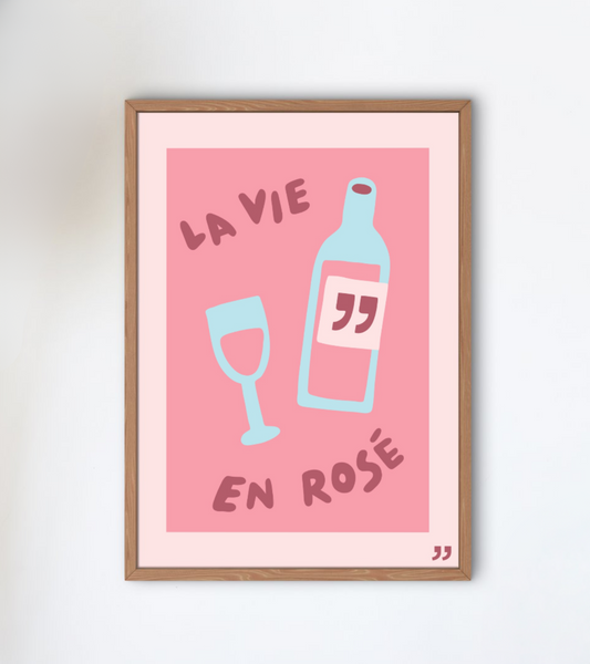Poster La vie en rosé
