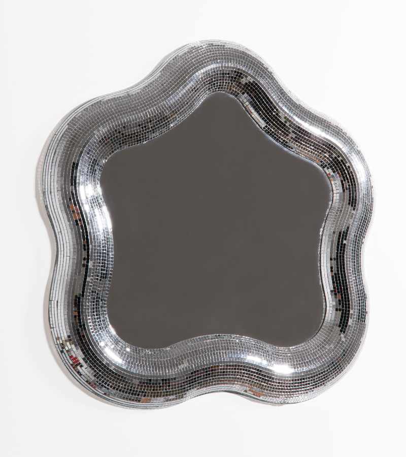 Miroir fleur disco