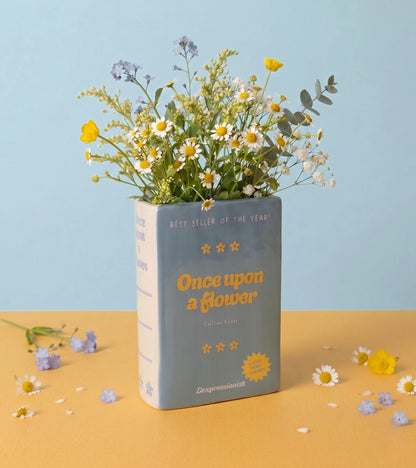 Vaso libro Once upon a flower